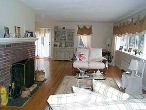 Salt Box Colonial-Living Room