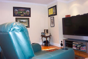 Harbor Villa's New Exclusive - Library/TV Room