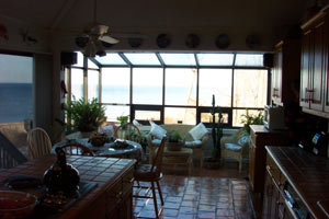 Kitchen and Solarium