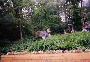 Terraced Yard & Private Deck